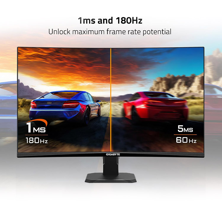 خرید مانیتور Gigabyte GS27FC - کیفیت Full-HD - سایز ۲۷ اینچ